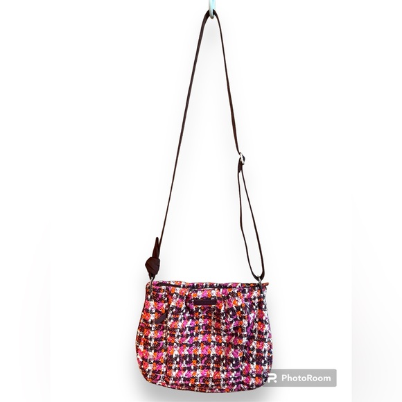 ‼️SOLD‼️NWOT Vera Bradley Hadley Crossbody, Houndstooth Tweed - Picture 2 of 8